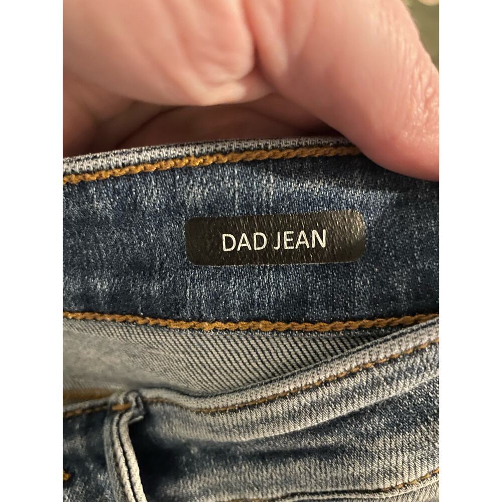 Judy Blue Highrise Dad Jean Distressed 5/27 - Picture 9 of 10